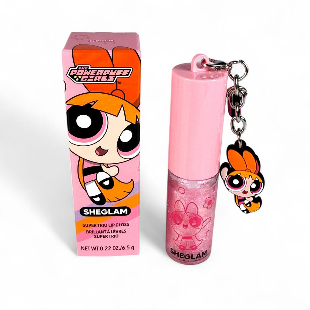 Powerpuff Girls Blossom Shimmer Lip Oil Gloss Sheglam